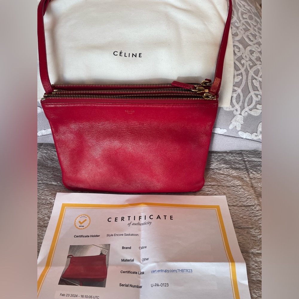 Large Celine Trio -Red
